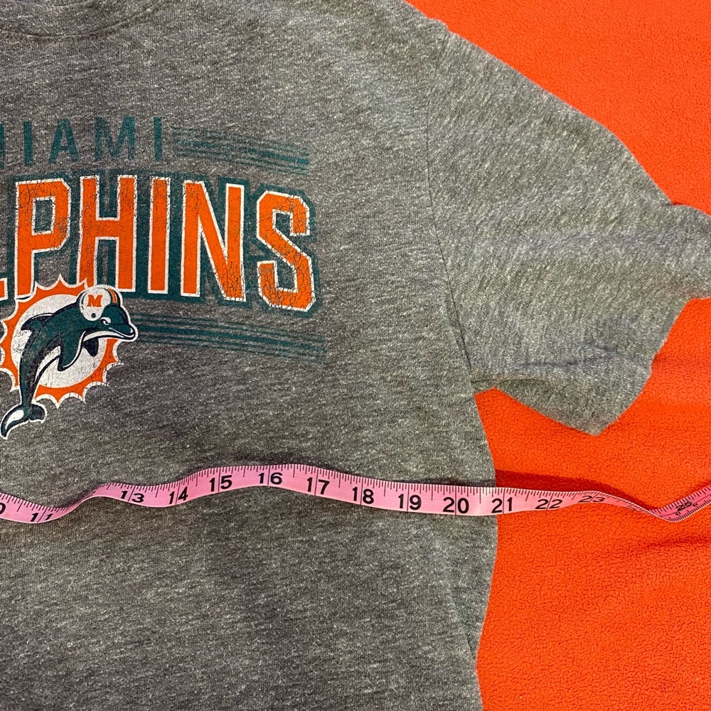 Miami Dolphins Gray T-Shirt modern fit with classic look - soft cotton blend - Picture 5 of 7